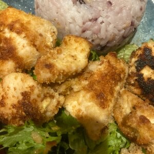 おからパウダーを使った鶏むね肉の醤油麹唐揚げ